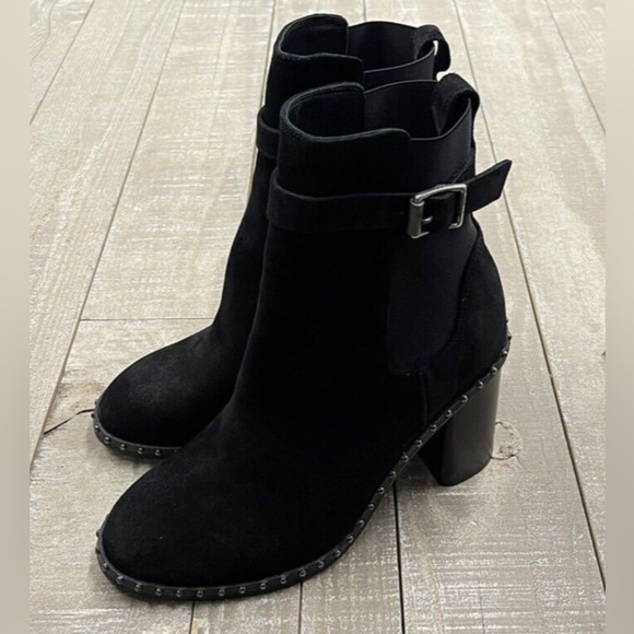 ❣️NIB RAG & BONE ROMI STUDDED SUEDE BOOTS - Picture 8 of 11